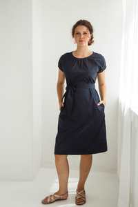 Dalston Sale: Dalston Izzy Dress Navy