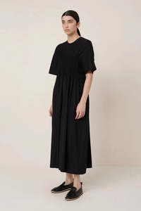 Kowtow Sale: Kowtow  Gathered Dress Black
