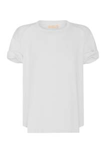 Pol Clothing Zone Twist Tee White