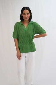 Tatano Vines Polo Herb Green