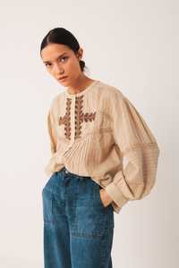 Indi & Cold Ethnic Embroidered Shirt Piedra