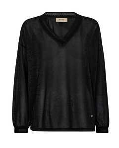 Mos Mosh Kilana Long Sleeve  V Neck Blouse