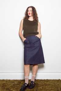 Dalston Sara Skirt Indigo Denim