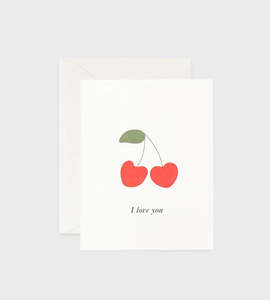 FR | Card | I Love You Cherries