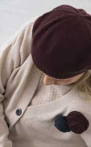 Gifts: Dinadi Merino Beret Merlot Red