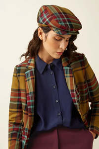 Hats: King Louie Peaky Cap Caroll Check