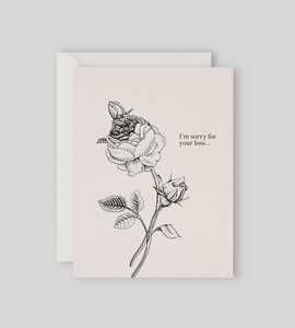 Father Rabbit Stationery | Card | I'm Sorry For Your Loss