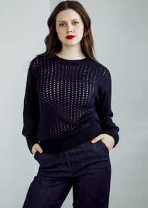 Sale Knitwear: Dalston Hazel Sweater Navy