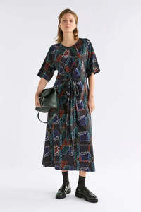 Last Chance: Elk Kihte T Shirt Dress Suma Line Print