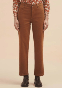 Last Chance: Nice Things 5-Pocket Twill Pants Caramel