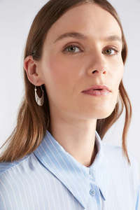 Jewellery Gifts: Elk Solsken Small Hoop Earring Silver