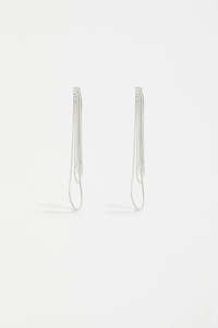 Jewellery Gifts: Elk Lans Drop Earring Silver