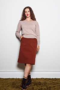 Sale Knitwear: Dalston Veeta V-Neck Sweater Oatmeal