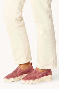 Shoes: Ilse Jacobsen Tulip Wedge Plateau Rouge Pearled Ivory