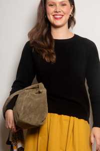 Dalston Knits: Dalston Renée Rib Sweater Jet