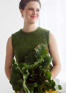 Dalston Knits: Dalston Valentina Vest Fern Alpaca