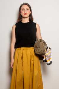 Dalston Knits: Dalston Valentina Vest Black Alpaca