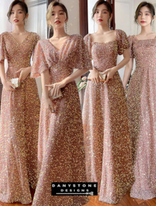 Bridesmaid Collection: Boutique Sequin Embellished Maxi Dress