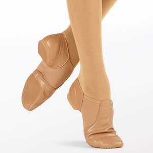 Leather Slip-on Jazz Shoe (Caramel)