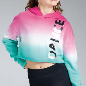 Winter Warmers: Ombre Crop Hoodie