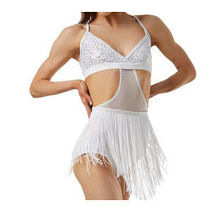 Sequin & Fringe Leotard