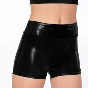 Shorts And Pants: Metallic Gymnastics Short