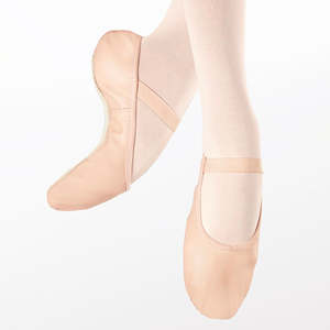 Ballet Shoes: No-Tie Leather Ballet Shoe