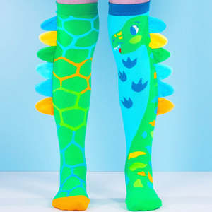 Roar Green Dinosaur Socks