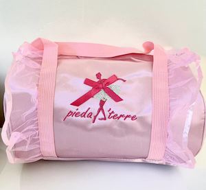 DanceBags: Embroidered Ballet Dance Zipper Duffle Sport Shoulder Bag (Copy)