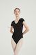 Short Sleeve Dance Leotards/Ballet Leotards - Black