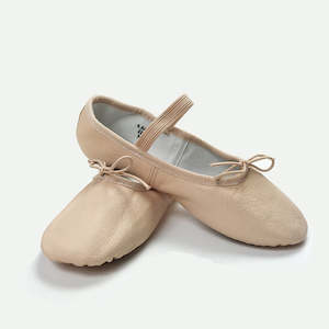 Leather Ballet Shoes: Leather Split Sole Ballet Shoes