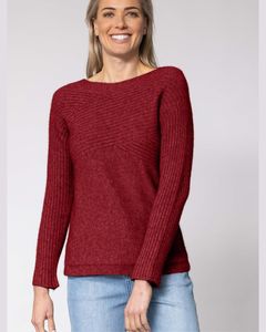 Noble Wild Crossover Crew sweater NW3108 - Sangria