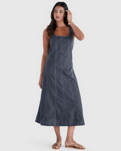 Sass: Sass Ainsley Dress 18888DWSS - Dark Denim/Navy
