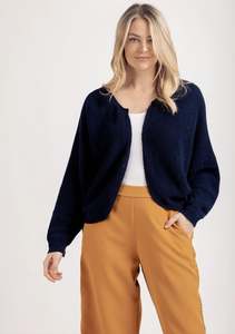 Moss Maverick Knit French Navy