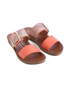 Non Leather Shoes: Los Cabos Doti S25 - Tangerine Multi PU