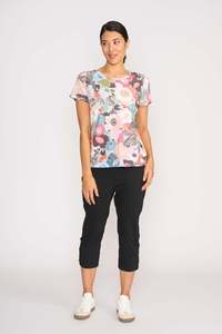 P S: Preen Round Neck Tee TP11321A - Bow-tiful Floral