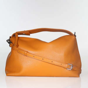 Minx Posh Posh Leather Bag - Mustard