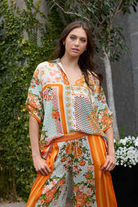 Augustine: Augustine Emilia Shirt Retro Orange RA549