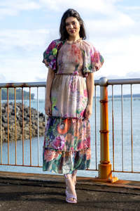 Augustine Saskia Midi Dress Floral r5981