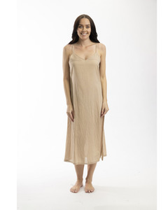 Orientique: Orientique Cotton Maxi Length Slip ms25 - Skin