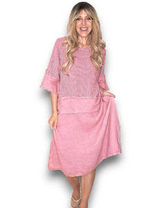 Helga May Amalfi 2pc Dress - Antique Berry