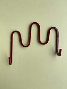 Sitting Pretty Design: Radio Wave Hook - Merlot