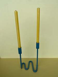 Hooks Candelabras: Shockwave Candelabra - Denim