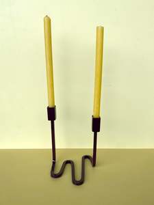 Hooks Candelabras: Shockwave Candelabra - Plum
