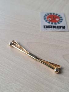 Accessories: Collar Bar, Gold