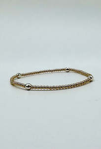 Petite Bead/Mirror Bead Bracelet