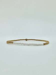 Street Style 1: Petite Pearl Seed Bead Bracelets