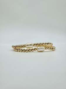 Baroque Pearl Bead Bracelet