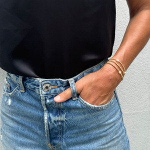 Ultimate Pearl Bracelet Stack - Gold/Silver