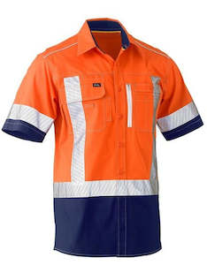 Hi Vis Shirt: BISLEY Hi Vis SS Utility Shirt